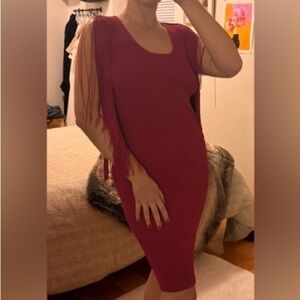 Ralph Lauren purple label fringed dress EUC.‌‌‌‌‌‌‌‌‌‌‌‌‌‌
